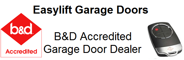 Easylift garage doors B&D Accredited garage door Dealer